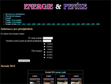 Tablet Screenshot of energie.vellum.cz